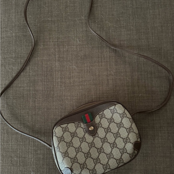 Gucci Crossbody Bag in Brown and Green - Picture 1 of 9